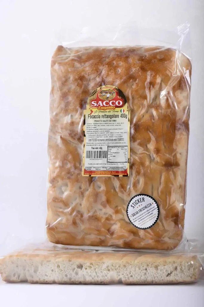 Focaccia rettangolare 400g